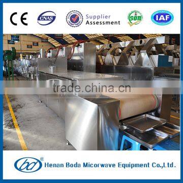 Industrial continuous BCS drying machine/ microwave dryer