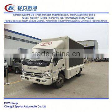 Forland 4*2 type 80 Hp P10 LED mobile truck advertising