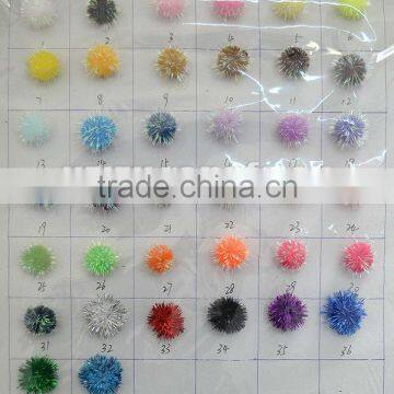 Good Quality Colored Bulk Plush Pom Poms for DIY Craft photo-5