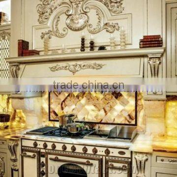 CUSTOM DESIGN AND SIZE BACKLIT ONYX KITCHEN COUNTERTOPS photo-6