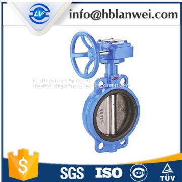 D371X-16 wafer style butterfly valve DN40