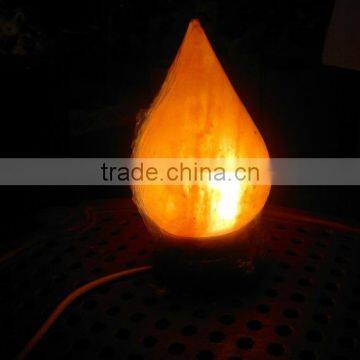 crafted salt lamp