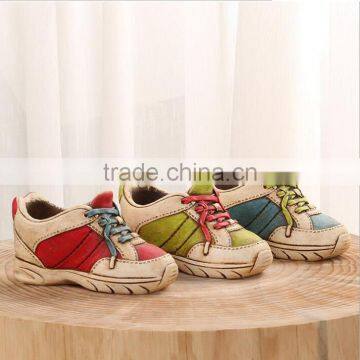 Attractive home ornament simulation shoes handmade ceramic flower pots