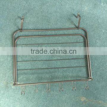 School Home Over Door Hanger Shelf With Hooks and Clothes Drying Rack
