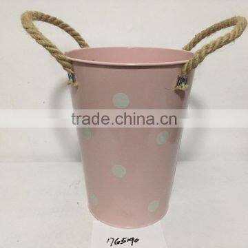 Cheap Custom Gift Packaging Hanging Rectangular Round Wrought Iron Window Box Planter photo-2