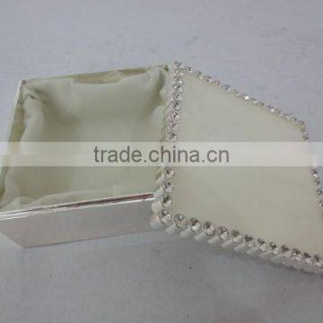 Enamel Jewelled Metal Alloy Trinket Box Jewel Box photo-3