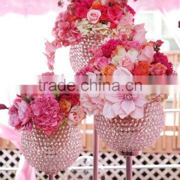 Trumpet Vase, Flower Vase/ Crystal Trumpet Vase photo-3