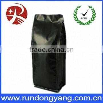 side gusset coffee bag with air hole