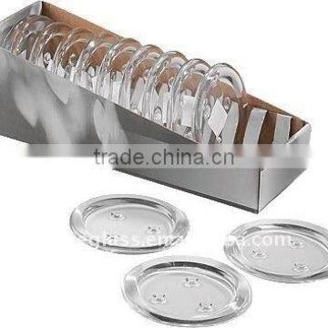 pillar glass candle holder/votive glass candle stand