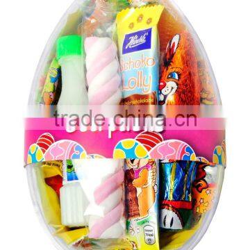 plastic easter egg container/BOX for candy