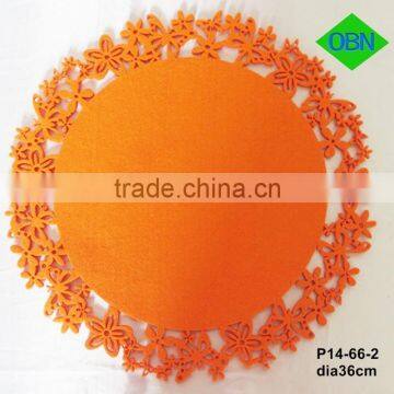 Felt Handmade Round Table Placemat photo-2