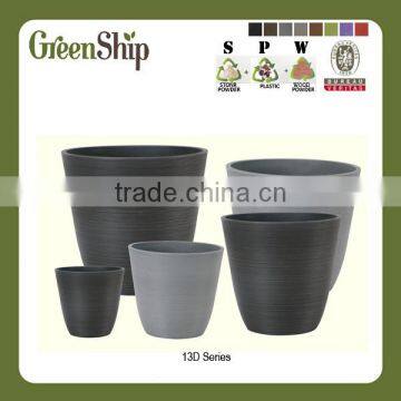 Decorative Garden Terracotta Pots Wholesale for outdoor/ 20 years lifetime/ lightweight/ UV protection/ eco-friendly