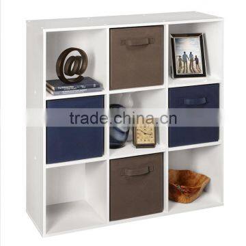 Mdf Wood Cube Organizer Home Furniture Stackable Cube Wooden Organizer Storage Boxes photo-2