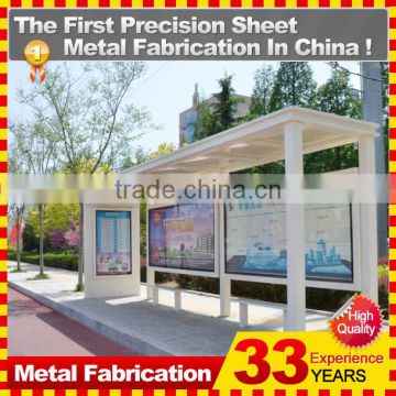 outdoor furniture high quality bus shelters with advertising billboard