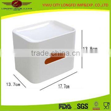 Table Decoration Accessories Clear Plastic Tissue Box Sweet Paper Box photo-2