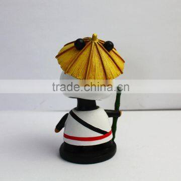 Polyresin Cartoon Panda Bobble Head for Sale photo-3