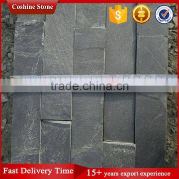Ledge/Loose Stone Feature Wall, Black Slate Culture Stone Wall Panel photo-2