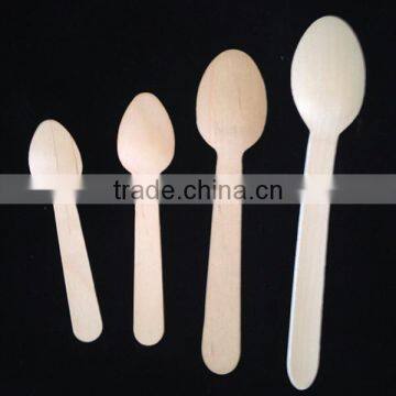 disposable wooden spoon