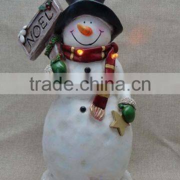 New Design Resin Christmas Snowman Ornament Wholesale photo-2