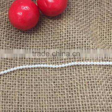 2.8 mm White Freshwater Pearl Strand Wholesale photo-2