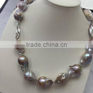 17-18mm Baroque Freshwater Pearl Necklace photo-5