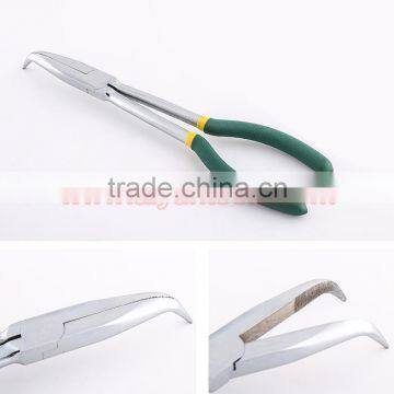 11" 280mm Auto Pliers Carry Pouch Auto Pliers Long Reach 45-Degree Bent Long Nose Pliers photo-5