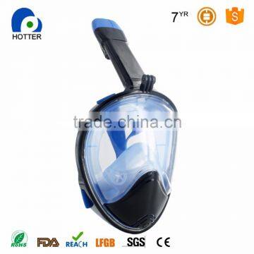 New snorkel full face mask diving equipment for watersport liquid silicone top quality