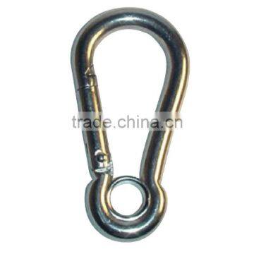 Small Stainless Steel 316 Double End Carabine Dog Pet Carabiner Hook photo-4