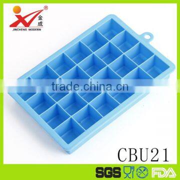 CBU21 Easy release silicone ice cube tray mold with 24 small cell