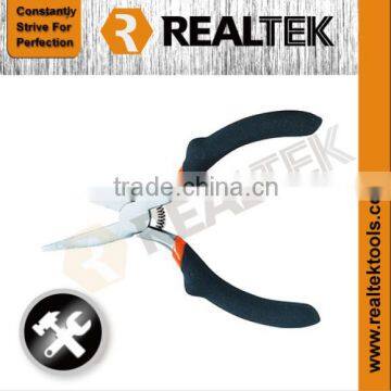 Nickel-planted Mini Flat Nose Pliers With Raised Shoulder