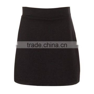 Wholesale Primary School Uniform Girls' School Black Skort, Short Skirts Custom