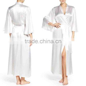 Satin Robes Women Home Women Sleep Lounge Robes Wholesale Custom Made in China Sleepwear