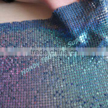 3mm Iridescent Color Aluminum Metallic Sequin Cloth for Curtain Garment