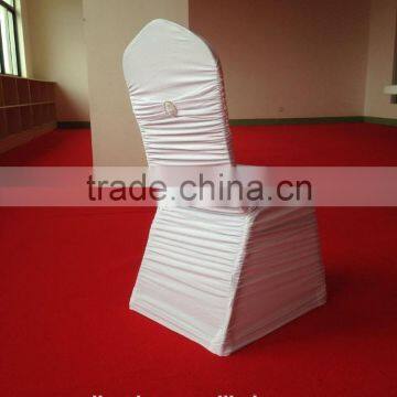 Spandex Pleated White Chair Cover for Wedding,party,hotel Use for Wholesale Price photo-4