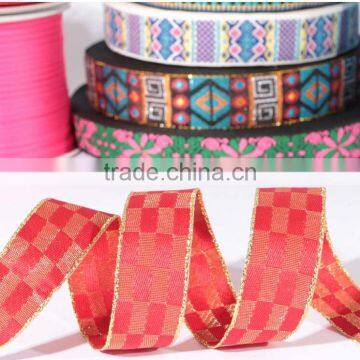 China Custom Good Effect Woven Ribbon Jacquard Jacquard Woven Rug photo-2