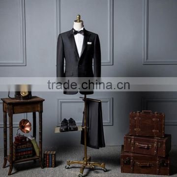 2016 new arrival mens wedding suit black men suit for wedding fancy wedding suit for groom