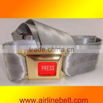 Hot selling golden buckle down belt