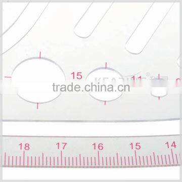 Kearing Metric Vary Form Curve Ruler Armhole Sleeve Curve Ruler # 6401 photo-5