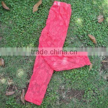 Wholesale Children' Clothing Cheap Summer Baby Icing Leggings Baby Girl Lace Trousers photo-3