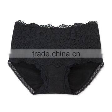High Quality Colorful 95% Cotton 5% Spandex With Lace Custom Sexy Fancy Woman Underwear photo-4