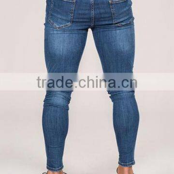 Fashion Style Jeans Pent Men Skinny Distressed Jeans Custom Your Brand photo-2