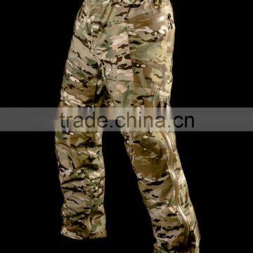 Custom High Quality Camo Softshell Windproof Hiking Pants for Men