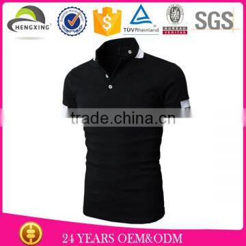 Custom design cheap plain black soft and thin cotton t-shirts