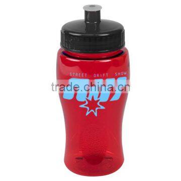 USA Made 18 oz Transparent Sports Bottle With Push And Pull Cap - BPA/BPS-free, FDA Compliant and Comes With Your Logo photo-2