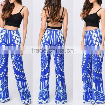 2017Hot Selling Cotton Hip-hugger Women Casual Pants for Women photo-3