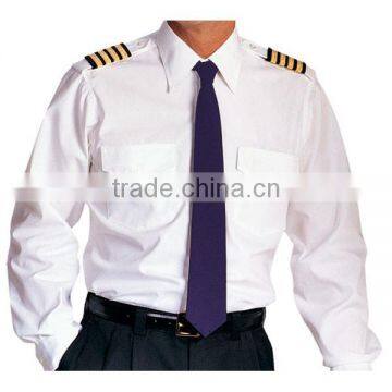 Premier Mens Short Sleeve White Airline Shirts Airline Pilot Shirts photo-4