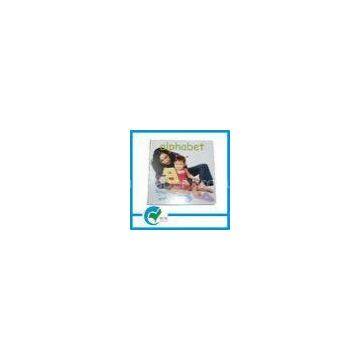 Childrens Cardboard Book Printing With Alphabet And Picture, Include CD for Studying