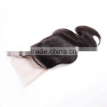 Free Parting Human Hair Closure Piece Hot Sale Top Quality Cheap Silk Base Closure With Baby Hair photo-6