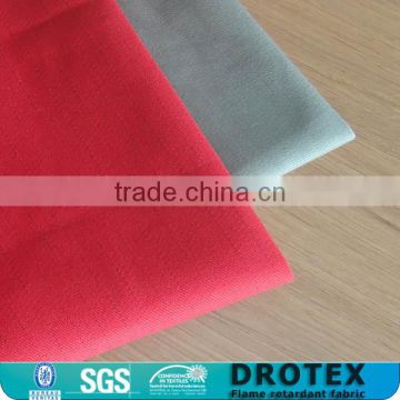 Antistatic FR 100% Cotton Fabric Winter protection woven cotton twill fr fireproof fabric for protective coverall