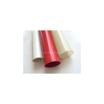 painted glass fiber tube, insulation fiberglass pipe